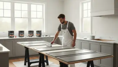 Cabinet painting in Chandler, AZ for durable, desert-ready kitchen cabinets