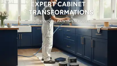 Cabinet painting service in Chandler, AZ for durable, fresh cabinet finishes in desert kitchens