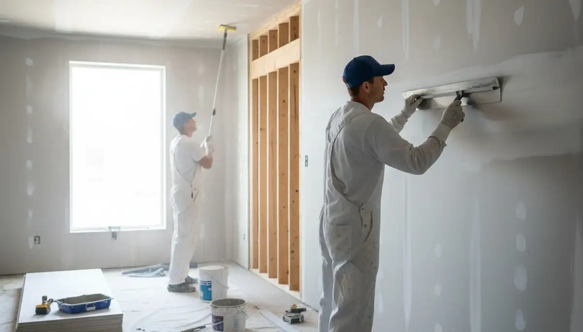 Chandler, AZ drywall repair by painters fixing wall cracks and water damage for smooth finishes