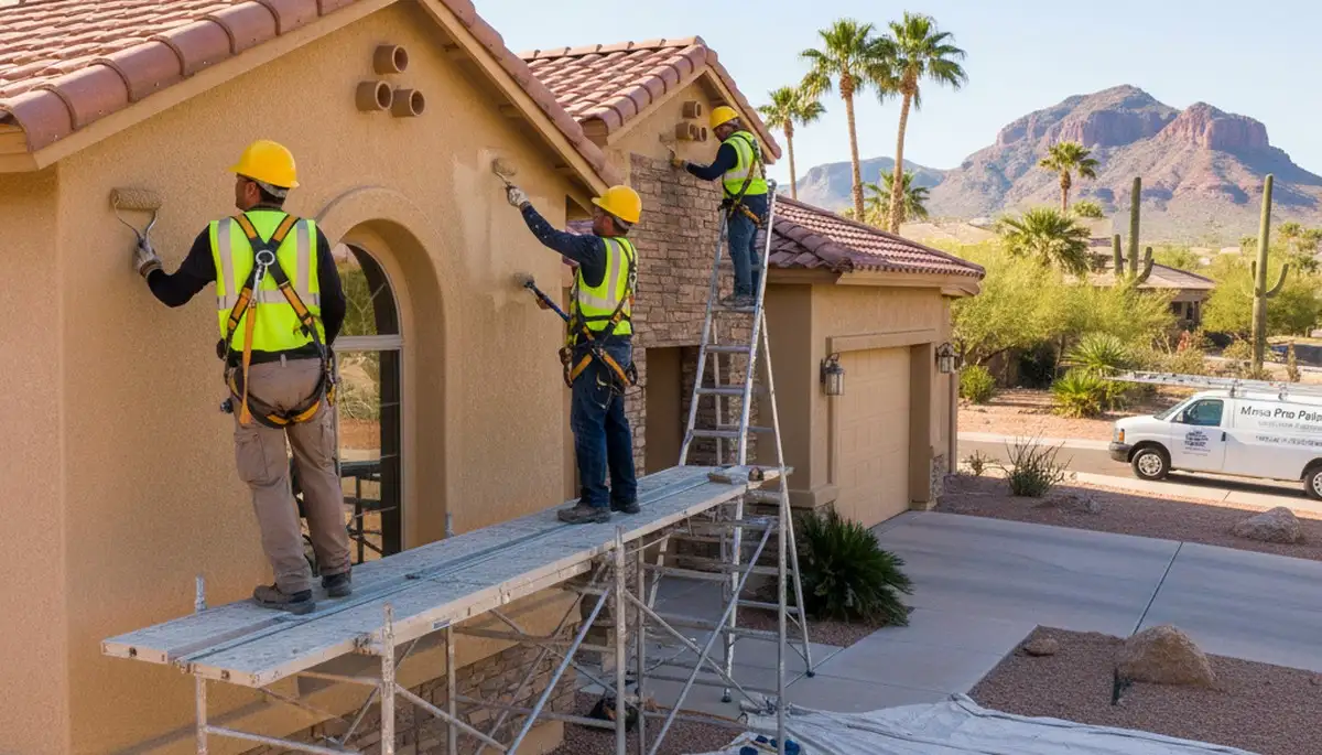 Professional painters in Chandler, AZ providing residential and commercial painting services