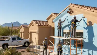 Painting contractor in Chandler, AZ providing professional interior and exterior house painting services
