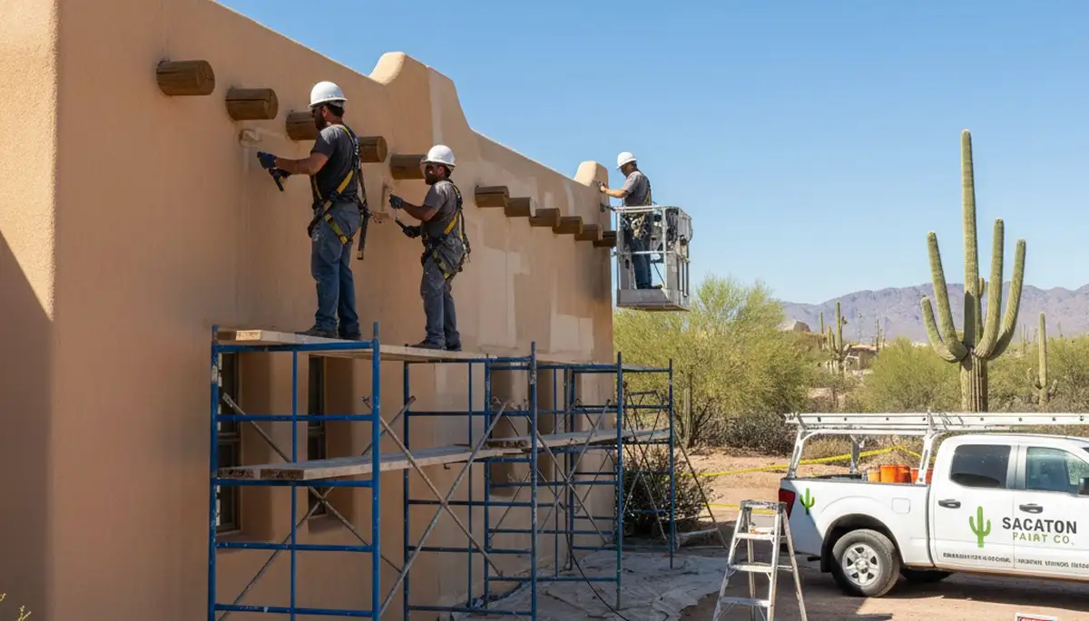 Painter team serving Chandler, AZ with professional interior and exterior painting services
