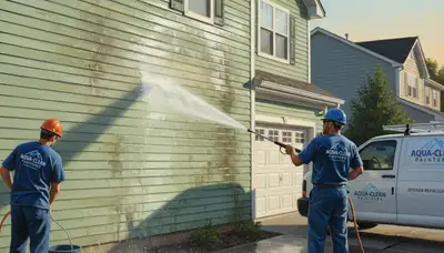 Vinyl siding pressure cleaning in Chandler, AZ for desert dust and monsoon residue removal